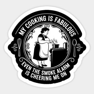 Sassy Cooking Humor Sticker